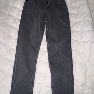 American Eagle Outfitters Charcoal High-Rise Jeans